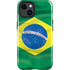 Brazil Flag iPhone 14 Plus Impact Case
